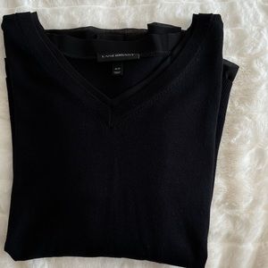 Lane Bryant Black V-Neck Sweater Size 18-20